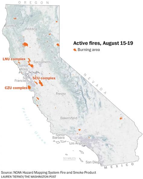 Lightning Induced Wildfires Rage Across California Amid Extreme Heat Dryness