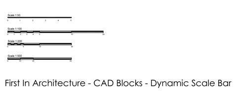 Fia Free Cad Block Dynamic Scale Bar