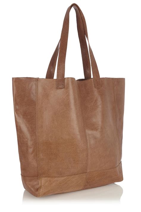 Kinley Leather Shopper Tote Bags Literacy Basics