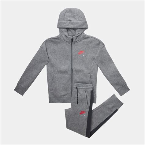 Shop Grey Nike Kids Air Two Piece Tracksuit For Kids By Nike Sss