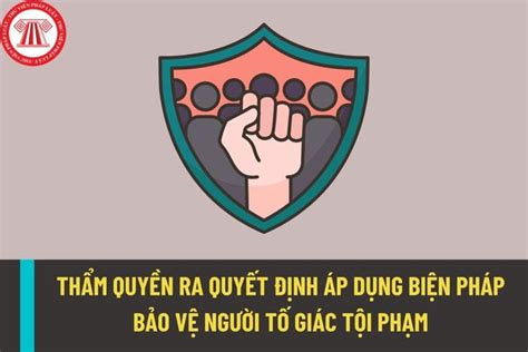 Người nào có thẩm quyền ra quyết định áp dụng biện pháp bảo vệ người tố