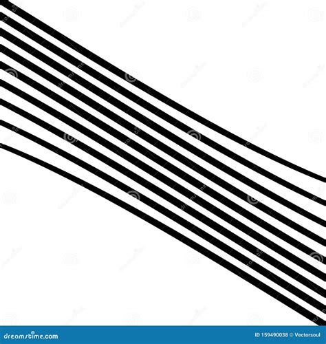 Geometric Waving Wavy Parallel Lines Ripple Twisted Lines Pattern