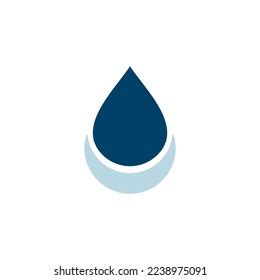 Water Drop Liquid Icon Logo Template Stock Vector Royalty Free