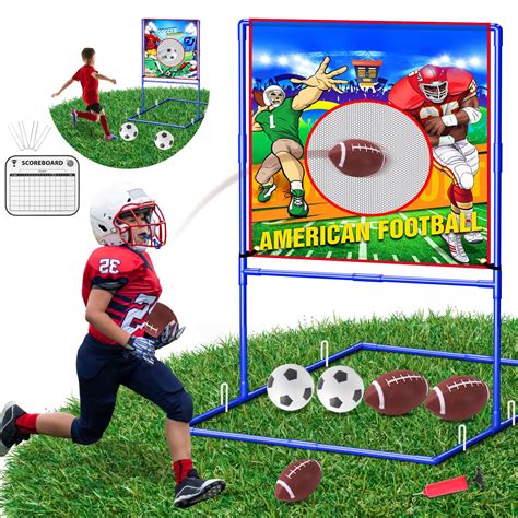 amazoncom vatos    football toss target games  soccer toy