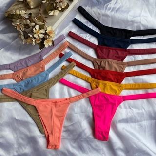 Kit Tangas Calcinha Fio Duplo Sexy Intimates Coloridas Tirinhas