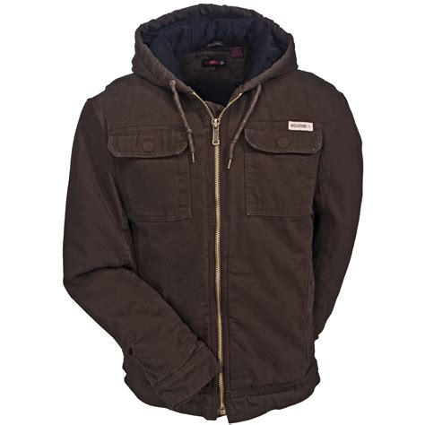 Wolverine Apparel Jackets Men S Canvas W1204970 237 Lockhart Dark