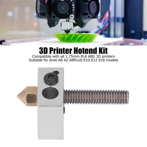 Mothinessto Kit Hotend D Imprimante 3D 5 Pcs D Extrudeuse De Bloc De