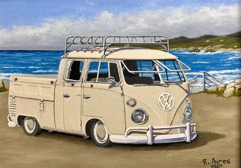 Pin By Ron Ayres On Oil Paintings Vintage Vw Recreational Vehicles