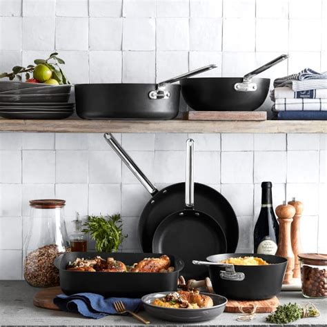 SCANPAN TechnIQ Nonstick Frying Pan Set 8 10 Williams Sonoma