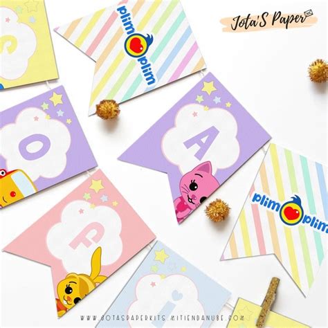 Kit Imprimible Plim Plim Nena Jotas Paper Kits