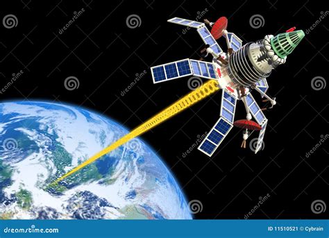 Military satellite stock illustration. Illustration of satellite - 11510521