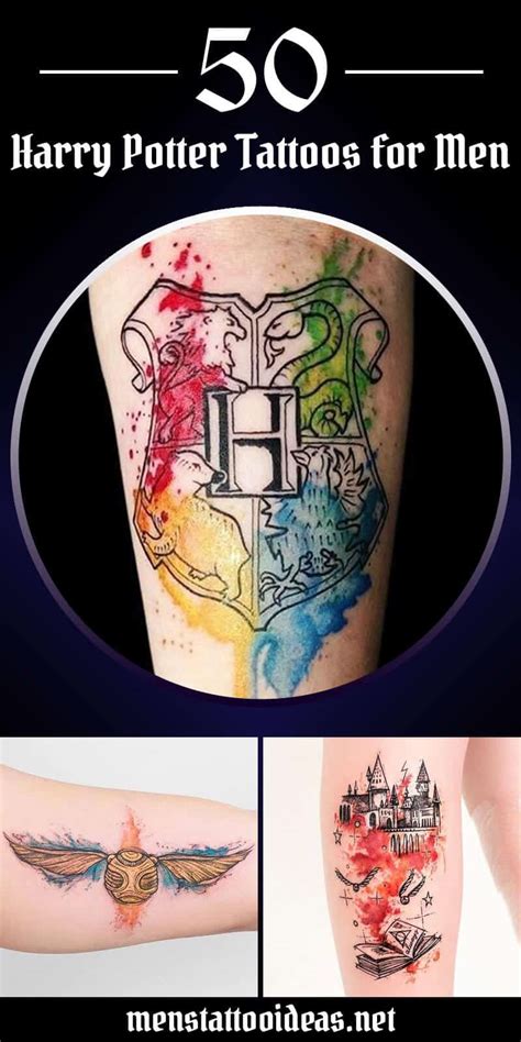 Harry Potter Tattoos For Men Ideas And Designs For Guys