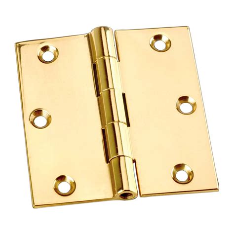 Antique Brass Door Hinges Bright Solid Brass Square Hinge Inch X