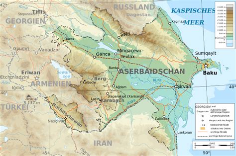 ملفazerbaijan Topographic Map Desvg المعرفة