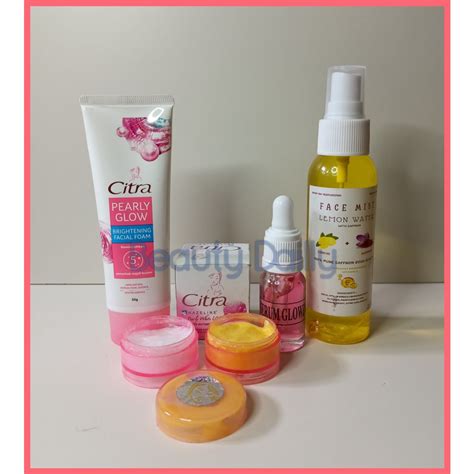 Jual Paket In Citra Plus Serum Glowing Pink Spray Cream Citra