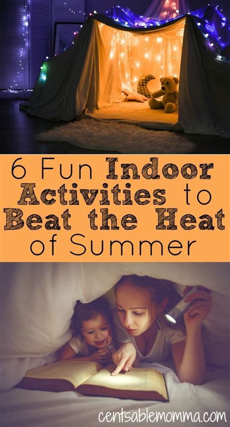 6 Fun Indoor Activities to Beat the Heat of Summer | Fun indoor ...