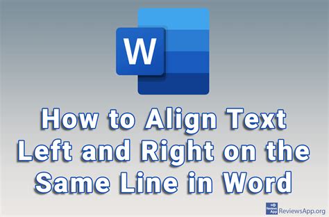 How To Align Text Left And Right On Same Line In Powerpoint Free Word