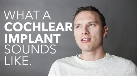 What Does A Cochlear Implant Sound Like Youtube