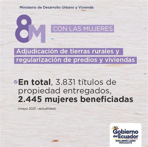 Ministerio De Desarrollo Urbano Y Vivienda On Twitter La Igualdad De