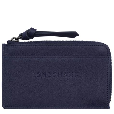 Porte monnaie zippé Longchamp 3D cuir de veau 30034HCV