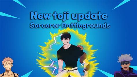 New Toji Moves Sorcerer Battlegrounds Youtube