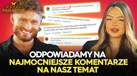 Tori I Krzysiek Odpowiedz Na Wasze Komentarze Pod Postami Hotel