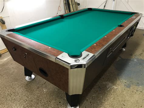 Table #080217 Valley coin operated pool table | Used Coin Operated Bar ...