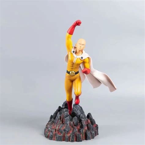 One Punch Man Saitama Sensei Action Figure 1 7 Scale Painted Figure Battle Ver Saitama Statue