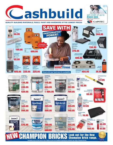 Cashbuild In Jane Furse October Catalogues Specials Tiendeo