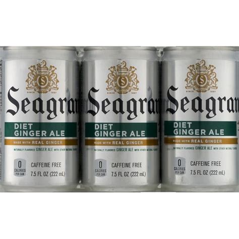 Seagrams Diet Ginger Ale Diet Soda Soft Drinks 75 Fl Oz From Food