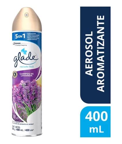 Glade Aromatizante Aerosol Campos De Lavanda 400ml