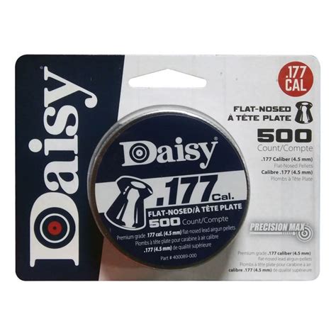 Daisy 177Cal Precisionmax Premium Flat Nose Lead Pellets 7 8 Grain