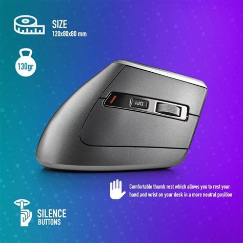 Ngs Evo Karma Souris Droitier Rf Sans Fil Bluetooth Optique Dpi