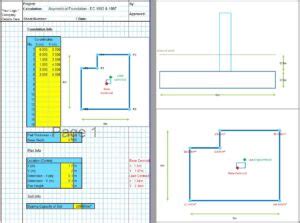 Eccentric Footing Design Excel Sheet Civilweb Spreadsheets