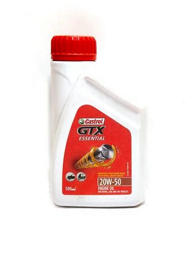 Castrol GTX ESSENTIAL 20W 50 Unit Pack Size Bottle Of 500 ML At Rs