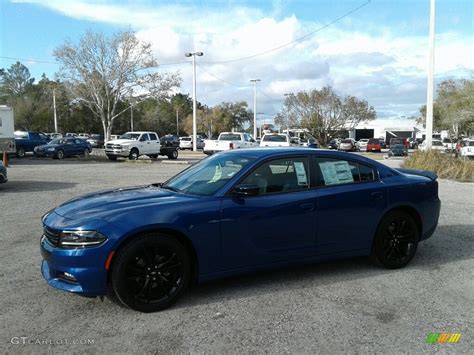 2018 IndiGo Blue Dodge Charger SXT Plus 124822053 GTCarLot Car