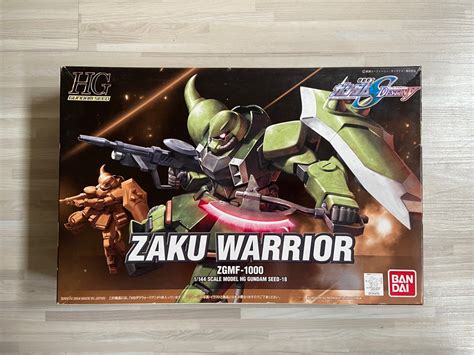 Bandai HG Zaku warrior model kit, Hobbies & Toys, Toys & Games on Carousell