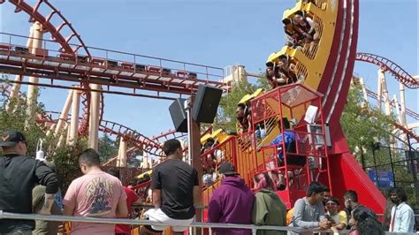 Daredevil Coaster Ride At Six Flags Discovery Kingdom Ca Youtube