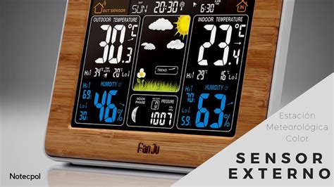 Fj Wireless Weather Station Multi Function Digital Clock