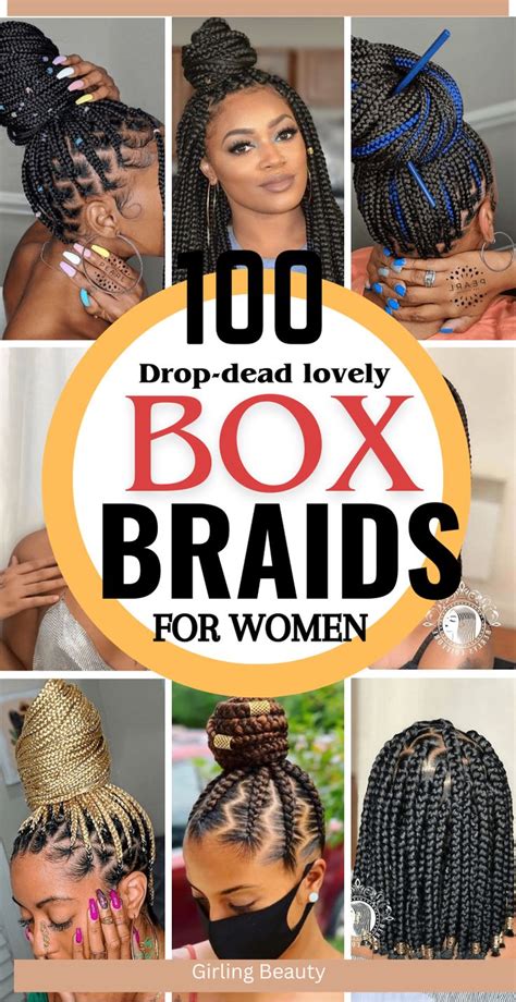 100+ lovely box braids ideas for women. #BoxBraidsIdeas | Braids for black women, Braided ...