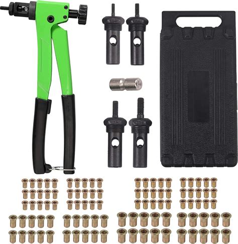 Esynic Hand Rivet Nut Gun Heavy Duty Hand Riveter Kit Rivet Nut Gun