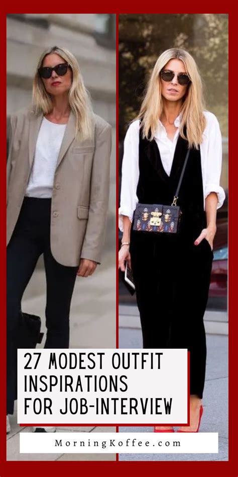 Modest Outfit Inspirations For Job Interview