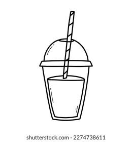 Paper Cup Coffee Doodle Style Vector Stock Vector (Royalty Free) 2274738611 | Shutterstock