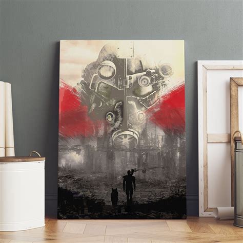 Fallout Poster, New Vegas Wall Art, Premium Canvas Print, Game Fan Gift, Gamer Wall Decor - Etsy