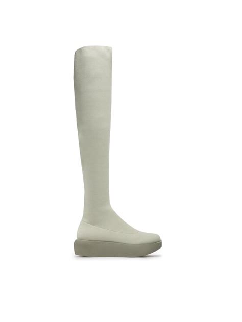 United Nude Overknees Wa Long Boot Lo Grau Modivo At