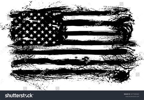 Usa Flag Distressed American Flag Splash Stock Vector Royalty Free