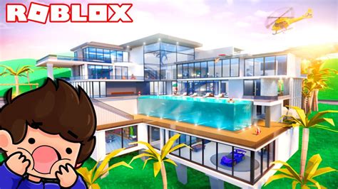 La Mega Mansion Mas Moderna Y Lujosa De Todo Roblox 😱 Youtube