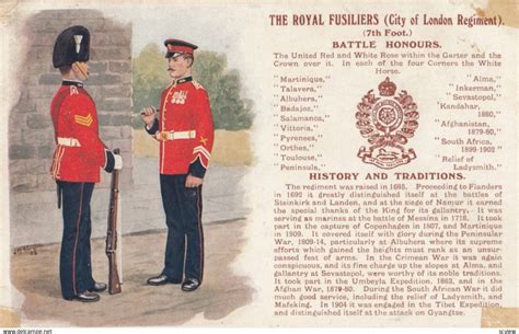 The Royal Fusiliers City Of London Regiment Uk S Topics