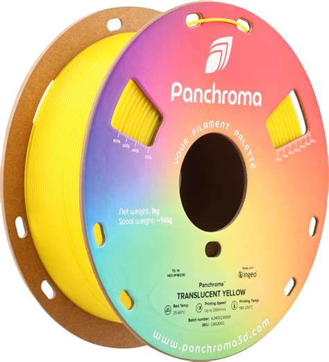 Polymaker Panchroma PLA Translucent Yellow 3DJake Deutschland