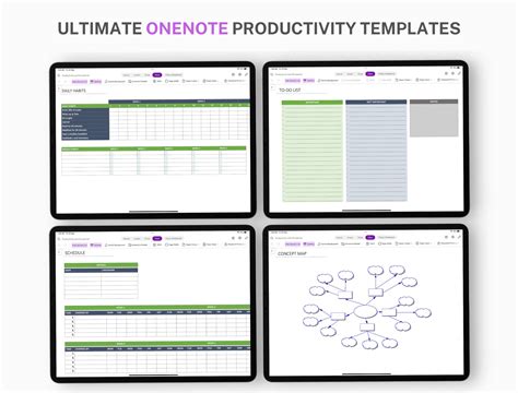 Onenote Digital Planner, Onenote Template, Project Planner Onenote ...